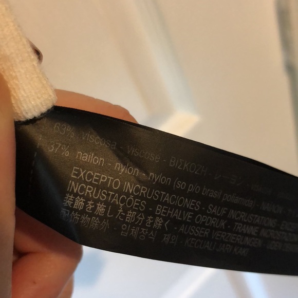 Zara Pearl embellished short sleeve lightweight sweater XL - Picture 6 of 7